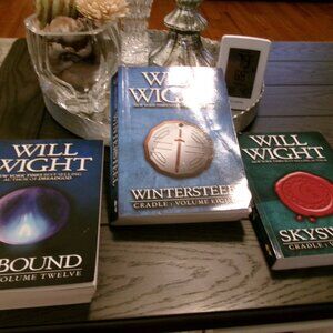 LOT OF 3 PAPERBACKS BY WILL WIGHT - VOL. 4, 8 & 12 CRADLE SERIES; 2017-23
